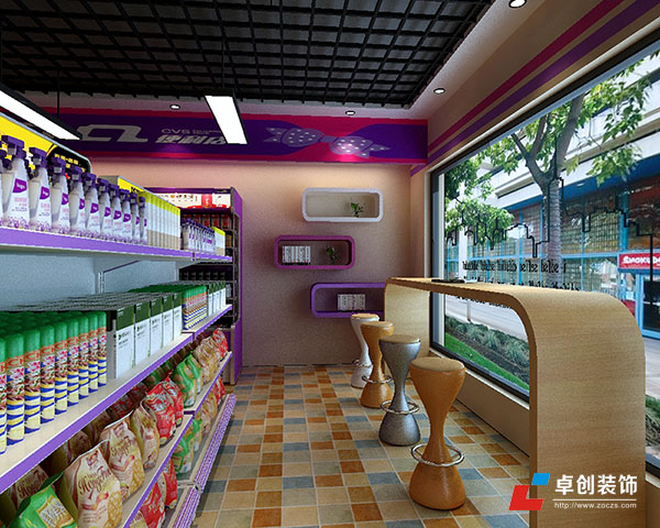 合肥蜀山區華邦ICC便利店裝修設計案例效果圖
